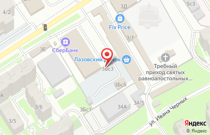 Автостоянка в Томске на карте