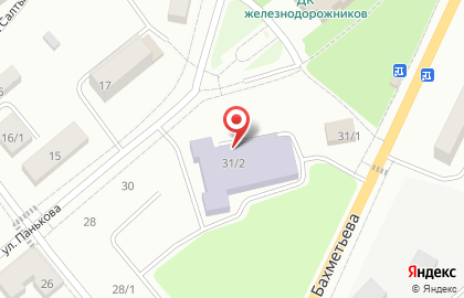 Кафе-кондитерская Бисквит на улице Бахметьева на карте