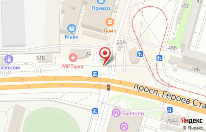 Почтовое отделение №112 в Красноармейском районе на карте