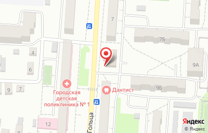 Торговый комплекс Орион на улице Гольца на карте