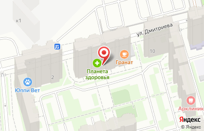 Салон красоты Манго на улице Дмитриева на карте