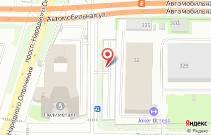 Автостоянка на Трамвайном проспекте, 32а на карте