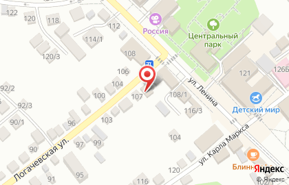 Русь в Михайловске на карте