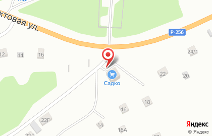 Магазин Садко на Трактовой улице на карте