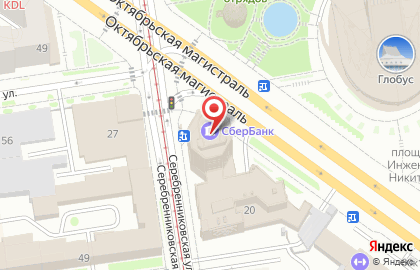 Банкомат СберБанк в Новосибирске на карте