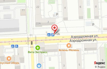 Киоск по продаже печатной продукции Роспечать на Аэродромной улице, 2/1 киоск на карте