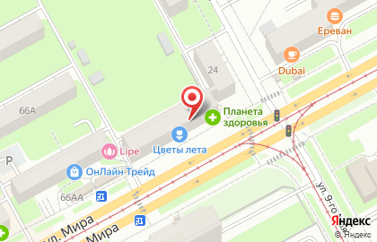 Продовольственный магазин Для гурманов на карте