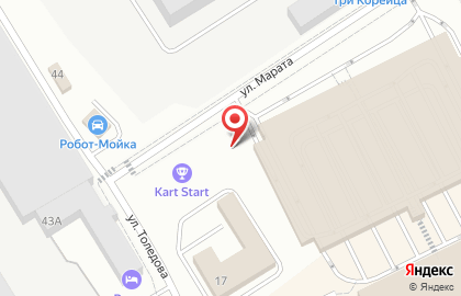 Картинг-центр Kart Start в Верх-Исетском районе на карте