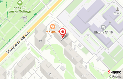 Ресторан Моккано в Москве на карте
