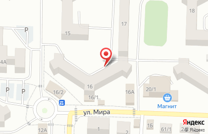 Надежда на улице Мира на карте