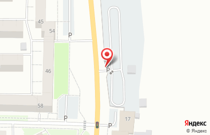 Автостоянка Техсервис в Ханты-Мансийске на карте