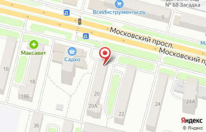 Салон-парикмахерская Восторг на Московском проспекте на карте