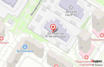 Непоседы в Москве на карте