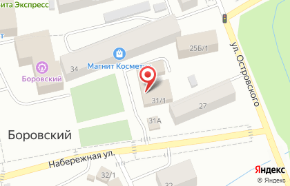 Магазин Турист на улице Островского на карте