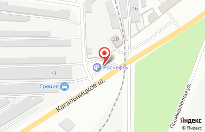 АЗС ТНК на Кагальницком шоссе на карте