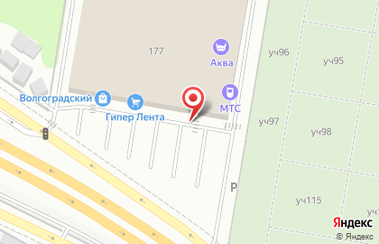 Магазин цифровой техники DNS на Волгоградском проспекте на карте