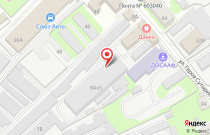 Компания Феррум в Сормовском районе на карте