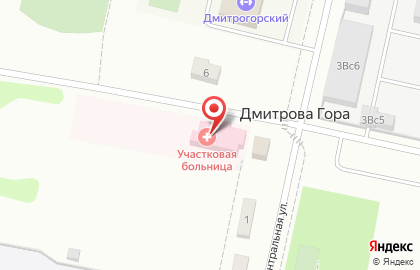 Отделение общей врачебной практики №1, Дмитровогорская сельская участковая больница на карте