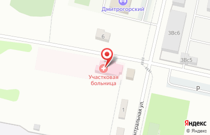 Отделение общей врачебной практики №1, Дмитровогорская сельская участковая больница на карте