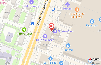 КБ Центр-инвест на проспекте Михаила Нагибина на карте