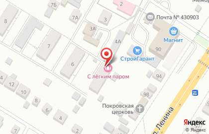 Парикмахерская в Саранске на карте