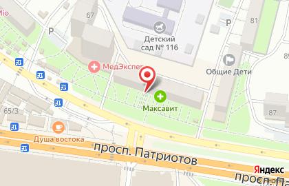 Аптека Ваша помощь на улице Героев Сибиряков на карте