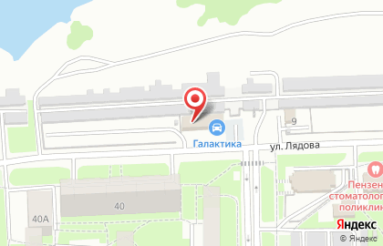 Автостоянка Автолига на карте