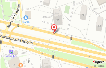 Магазин 220 Вольт на Волгоградском проспекте на карте