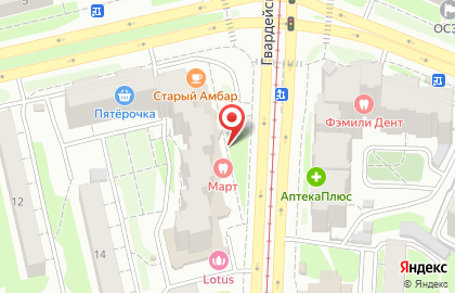 Авто в Советском районе на карте