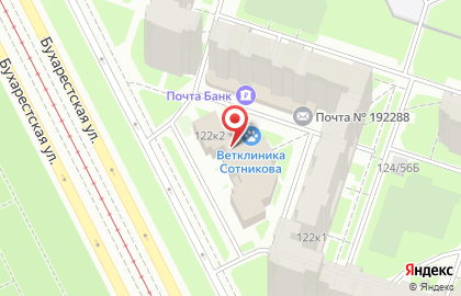 Танцевальная студия Todes на Бухарестской улице на карте