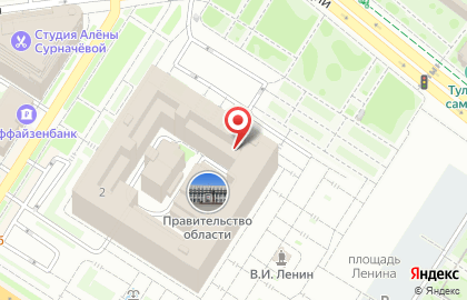 Приемная президента РФ в Тульской области на карте