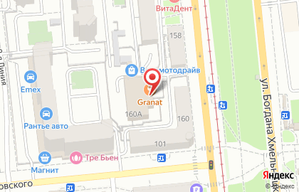 Кафе Тет-а-Тет на улице Богдана Хмельницкого на карте