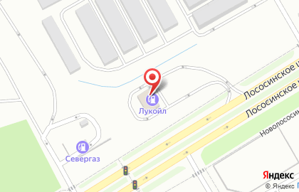 ЛУКОЙЛ-Северо-Западнефтепродукт на Лососинском шоссе на карте