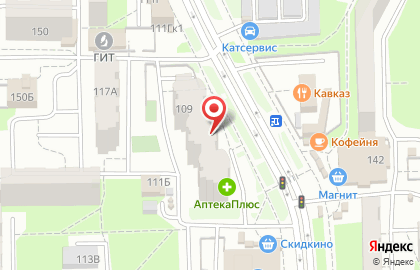 Магазин Кнопка в Октябрьском районе на карте
