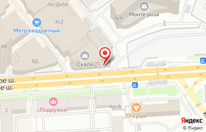 Торгово-офисный центр Скала в Октябрьском районе на карте