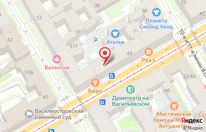 Общежитие в Красносельском районе на карте