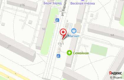 Фирменная розничная сеть магазинов Тюкалиночка на улице Бархатовой на карте