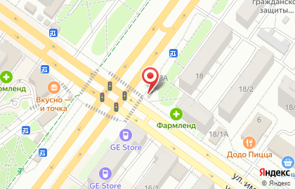 Киоск по продаже печатной продукции Уфа-печать на проспекте Октября, 18б на карте