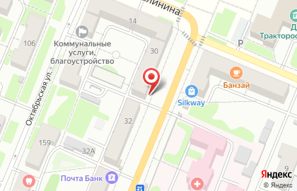 Микрокредитная компания Центрофинанс групп на проспекте Ленина на карте