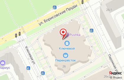 Салон связи МТС на улице Борисовские Пруды, 26 на карте