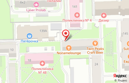 Магазин нижнего белья в Санкт-Петербурге на карте
