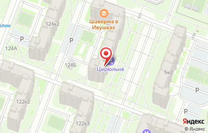 Цирюльня в Ивушках на карте