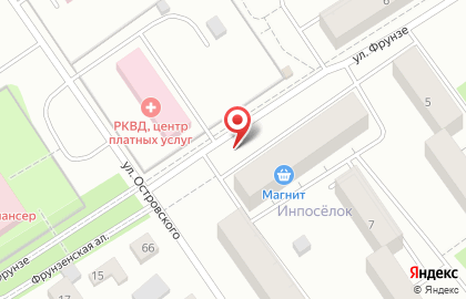 Народная семьЯ на улице Фрунзе на карте