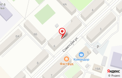 Обувной двор на Советской улице на карте
