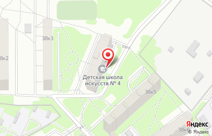 Детская школа искусств №4 в Мытищах на карте