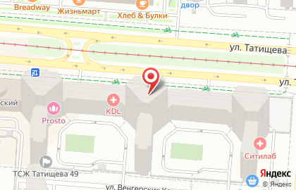 Сервисный центр Fixservice24 на улице Татищева на карте