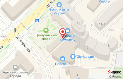 СИНАР на проспекте Ленина на карте
