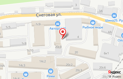 Автоцентр Автостимул в Первореченском районе на карте