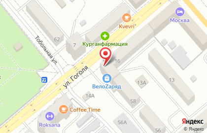 Магазин Электросвет на улице Гоголя на карте