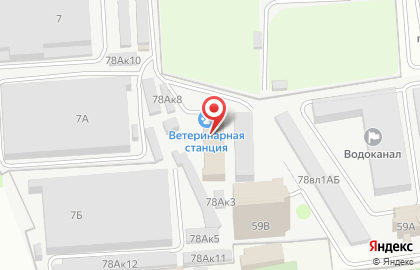 Химводосток на Нагорном шоссе на карте